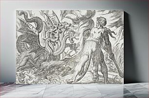 Πίνακας, Hercules and the Hydra of Lerna by Nicolo Van Aelst and Antonio Tempesta