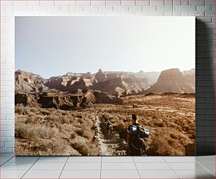 Πίνακας, Hiking in the Grand Canyon Πεζοπορία στο Grand Canyon