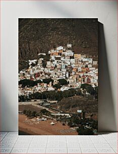 Πίνακας, Hillside Coastal Town Παράκτια πόλη στην πλαγιά του λόφου