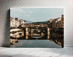 Πίνακας, Historic Bridge and Cityscape Ιστορική γέφυρα και αστικό τοπίο