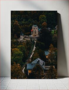 Πίνακας, Historic Castle View Ιστορική θέα στο Κάστρο