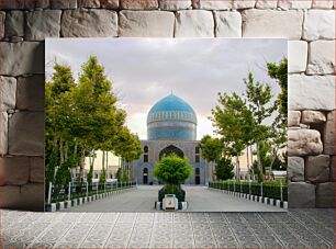 Πίνακας, Historic Mosque Surrounded by Trees Ιστορικό Τζαμί που περιβάλλεται από δέντρα