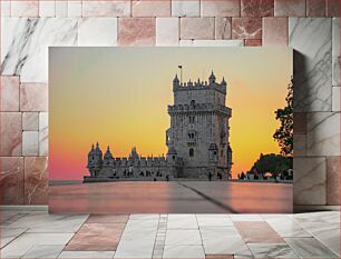 Πίνακας, Historic Tower at Sunset Ιστορικός Πύργος στο ηλιοβασίλεμα