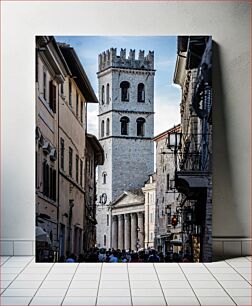 Πίνακας, Historic Tower in a European City Ιστορικός πύργος σε μια ευρωπαϊκή πόλη