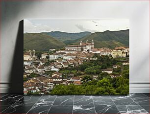 Πίνακας, Historic Town with Hills Ιστορική πόλη με λόφους