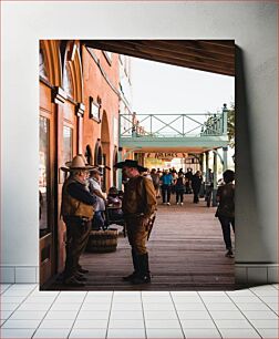 Πίνακας, Historic Western Street Scene Ιστορική σκηνή του δυτικού δρόμου