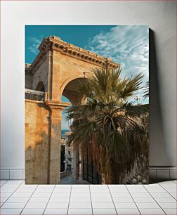 Πίνακας, Historical Arch with Palm Tree Ιστορική Αψίδα με Φοίνικα