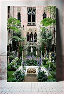 Πίνακας, Historical Garden Courtyard Ιστορική αυλή με κήπο