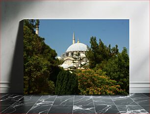 Πίνακας, Historical Mosque Among Trees Ιστορικό Τζαμί ανάμεσα σε δέντρα