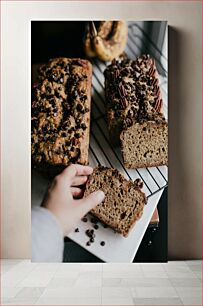 Πίνακας, Homemade Banana Bread Σπιτικό ψωμί μπανάνας