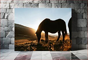 Πίνακας, Horse at Sunset Άλογο στο ηλιοβασίλεμα