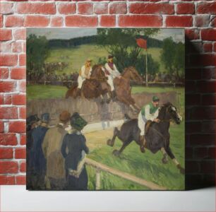 Πίνακας, Horse Racing (1906) by Gosta von Hennigs