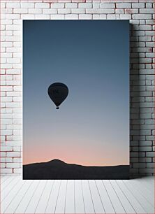 Πίνακας, Hot Air Balloon at Sunset Μπαλόνι ζεστού αέρα στο ηλιοβασίλεμα