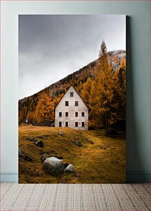 Πίνακας, House in Autumn Forest Σπίτι στο Φθινοπωρινό Δάσος