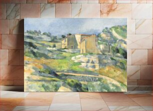 Πίνακας, Houses in Provence: The Riaux Valley near L'Estaque (ca. 1883) by Paul Cézanne