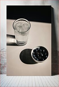 Πίνακας, Iced Water and Berries Παγωμένο νερό και μούρα