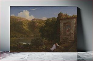 Πίνακας, Il Penseroso by Thomas Cole