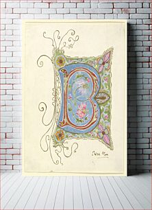 Πίνακας, Illuminated Initial, Sara Ker