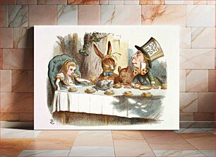 Πίνακας, Illustration from The Nursery "Alice", "Alice's Adventures in Wonderland" (1890) illustrated by John Tenniel