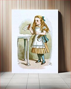 Πίνακας, Illustration from The Nursery "Alice", "Alice's Adventures in Wonderland" (1890) illustrated by John Tenniel