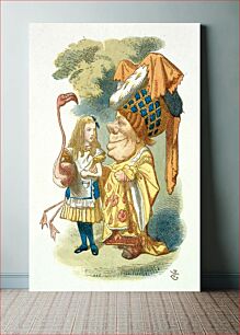 Πίνακας, Illustration from The Nursery "Alice", "Alice's Adventures in Wonderland" (1890) illustrated by John Tenniel