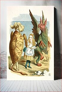 Πίνακας, Illustration from The Nursery "Alice", "Alice's Adventures in Wonderland" (1890) illustrated by John Tenniel