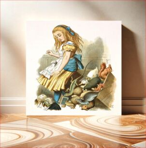 Πίνακας, Illustration from The Nursery "Alice", "Alice's Adventures in Wonderland" (1890) illustrated by John Tenniel