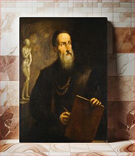 Πίνακας, Imaginary Self–Portrait of Titian (ca. 1650s) by Pietro della Vecchia