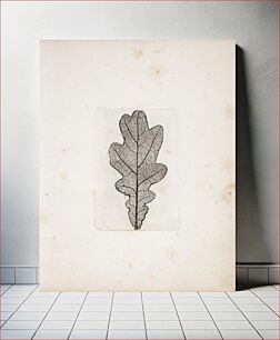 Πίνακας, Impression of oak leaf by Peter Larsen Kyhl