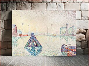 Πίνακας, In Holland–The Buoy (1896) by Paul Signac