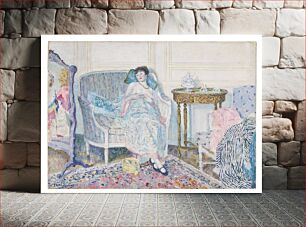 Πίνακας, In the Boudoir by Frederick Carl Frieseke