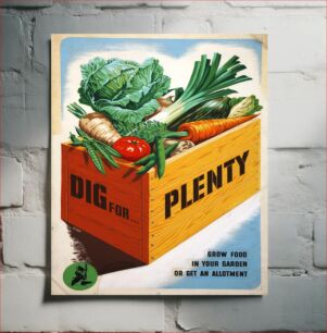 Πίνακας, INF3-98 Food Production Dig for Plenty Artist Le Bon