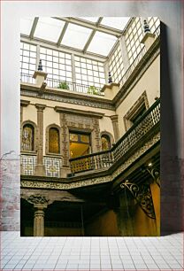 Πίνακας, Interior of Historic Building Εσωτερικό Ιστορικού Κτηρίου