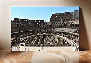 Πίνακας, Interior of the Roman Colosseum Εσωτερικό του Ρωμαϊκού Κολοσσαίου