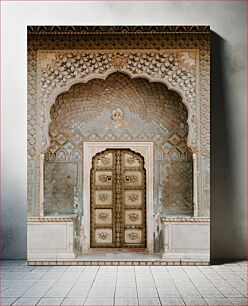 Πίνακας, Intricate Ancient Doorway Περίπλοκη αρχαία πόρτα