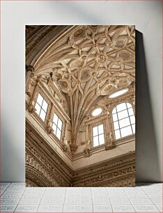 Πίνακας, Intricate Architectural Ceiling Περίπλοκη Αρχιτεκτονική Οροφή