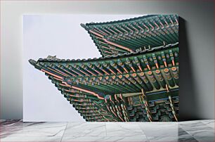 Πίνακας, Intricate Traditional Roof Design Περίπλοκος παραδοσιακός σχεδιασμός στέγης