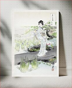 Πίνακας, Iris Garden (1887–1896) by Ogata Gekko