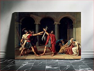 Πίνακας, Jacques-Louis David, Le Serment des Horaces