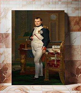 Πίνακας, Jacques-Louis David - The Emperor Napoleon in His Study at the Tuileries