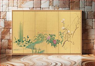 Πίνακας, Japanese Six Panel Meiji Screen