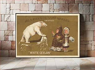 Πίνακας, Jas. S. Kirk & Co. Soap Makers, Chicago. "White Ceylon"