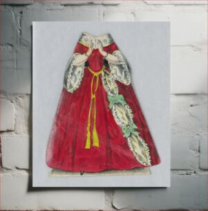 Πίνακας, Jenny Lind Paper Doll Costume, Valentine from the opera "Die Hugenotten" (The Huguenots)