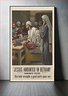 Πίνακας, Jesus anointed in Bethany