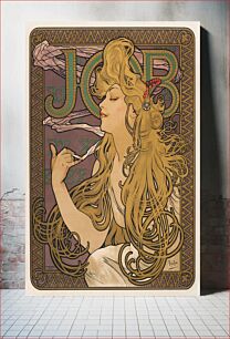 Πίνακας, Job (1896) by Alphonse Mucha