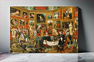 Πίνακας, Johan Zoffany - Tribuna of the Uffizi