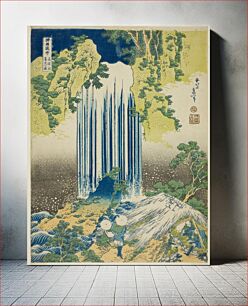 Πίνακας, Katsushika Hokusai (1760-1849). Yōrō Waterfall in Mino Province