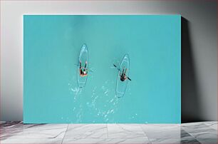 Πίνακας, Kayakers on Clear Water Καγιάκ σε καθαρό νερό