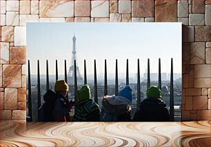 Πίνακας, Kids Viewing the Eiffel Tower Παιδιά που βλέπουν τον Πύργο του Άιφελ