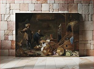 Πίνακας, Kitchen Interior by Jan Davidsz de Heem and David Teniers the Younger Antwerp 1610 1690